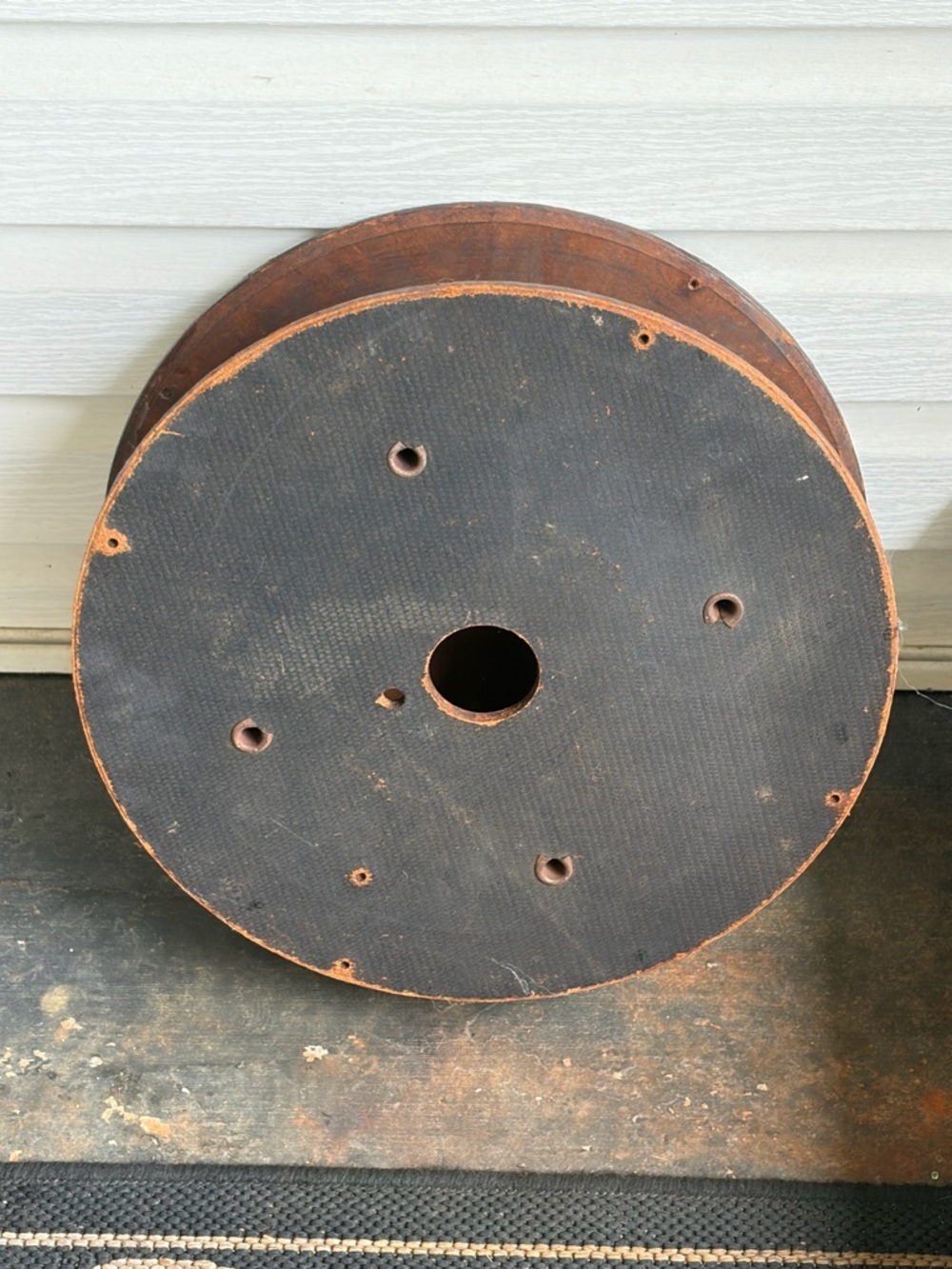 Vintage Mickey Mouse Pluto Wooden Reel Collage Wall Art Tabletop Disney Folk Art - Picture 4 of 4